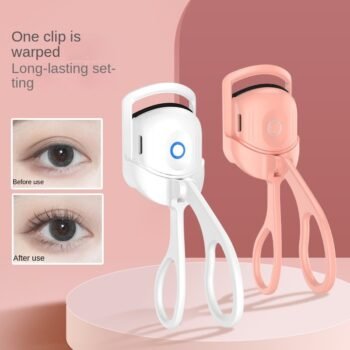 Eyelash Curler Portable Electric Heated Comb Eye Lash Long Lasting Eyelashes Curls Thermal Eyelash Curler Makeup Tools Heated Eyelash Curlers,Rechargable Electric Eyelash Curler,Handheld Eyelash Heat