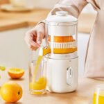 Multifunctional Wireless Electric Juicer Steel Orange Lemon Blender USB Portble Mini Fruit Squeezer Pressure Juicer Kitchen