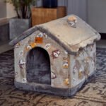 Foldable Dog House Pet Cat Bed Winter Dog Villa Sleep Kennel Removale Nest Warm Enclosed Cave Sofa Pets Supplies