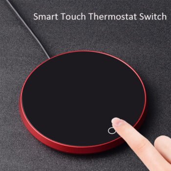 USB Coffee Mug Cup Warmer Milk Tea Water Cup Heating Electric Touch Pad Temprature Adjustable Hot Tea Maker Heater Warmer