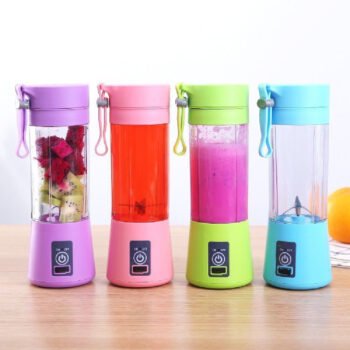 Portable Blender With USB Rechargable Mini Kitchen Fruit Juice Mixer