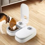 Automatic Pet Feeder Smart Food Dispensor For Cats Dogs Timer Stainless Steel Bowl Auto Dog Cat Pet Feeding Pets Supplies